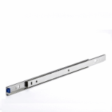 ST26DD - Stainless Steel Telescopic Slide - Partial Extension - Double Extension - max Load rating : 80 kg - Lengths : 200 - 900 mm