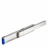 R91DD - Steel Super Heavy Duty Telescopic Slide - Partial Extension - Double Extension - max Load rating : 650 kg - Lengths : 500 - 2000 mm