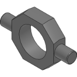 ULK TA, TB - Brake cylinder (medium bore size), double acting single rod type
