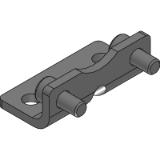 SCA2/JSC3 軸 フート(LB) - 複動 片ロッド タイプ