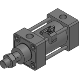 SCA2-U-双作用／低摩擦型-加压时固定摩擦