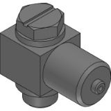 Elbow/FCL - Hose nipples for pencil shaped cylinders