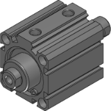 SSD2-DG4-複動／雙側活塞桿／焊渣附著防止型