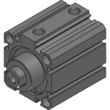 SSD2-KG4 -複動/單側活塞桿/高負載/焊渣附著防止型
