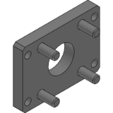 SSD2-KU - Rod end flange type