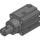 STK-JY1 - 双作用弹簧内置型活塞杆前端形状滚柱形