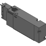 4GE3 - Discrete master valve : Sub-base porting