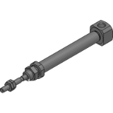 Without switch SCPG-X - Single acting single rod type