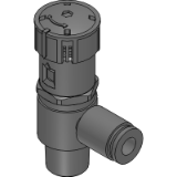 DSC-FP1 Series - Speed control valve with adjusting dial