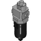 M2000/M3000/M4000/M6000-W 系列 - 油雾分离过滤器　带差压检测