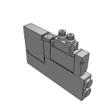 NW4G2 - Discrete valve block with solenoid valve