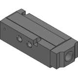 W4GB4-SP-P40 - Discrete valve: base side piping