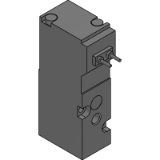 3PA* - Solenoid valve for manifold (body piping)