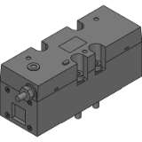 PV5-8R - Single valve ISO size 2 I/Oconnector