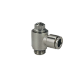 MV18 - Brass Flow Control with swivelling push-in fitting
