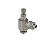 MV42 - Brass flow control with swivelling push-on fitting and handwheel