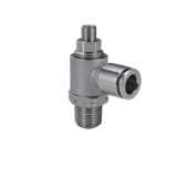 PVX18 - Flow Control with swivelling push-in fitting