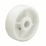 NW White Nylon - Ergonomically Strong and Clean White Nylon Wheels 