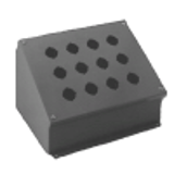 Type 12/13 Pushbutton Enclosures, Type 12 Angle Front 30.5 mm Pushbutton Enclosures
