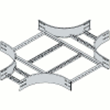 Horizontal Expanding/Reducing Crosses - Cable Ladder - Fittings