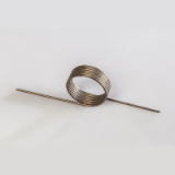 Torsion Springs with 180° pins - Stainless steel wire to UNI EN 10270.3 - NS 1.4310 - Right hand coiling