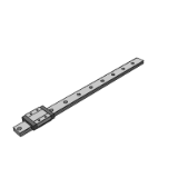 MSW-C/H - Wide width micro linear guide rail
