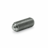 GN 615.3-NI - Threaded ball spring plungers