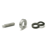 Grub-screws thrust pads ring washers