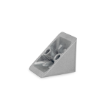 GN 30i Angle Brackets, Aluminum, for Aluminum Profiles (i-Modular System), with or without Accessory