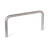 GN 435.3 - Stainless Steel-Cabinet U-handles tall design, without thread, for welding