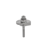 GN 918.7 - Clamping Bolts, Stainless Steel, Downward Clamping, Screw from the Back, Type SKB with hex
