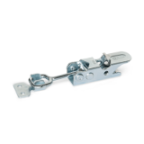 GN 761.1 - Toggle Latches, Steel, with Lock Mechanism, Type G, Latch bolt with loop, with catch