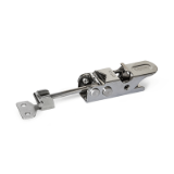 GN 761.1 - Toggle Latches, Stainless Steel, with Lock Mechanism, Type T, Latch bolt with T-head, with catch