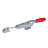 GN 850.1 - Toggle clamps for pulling action, Type TU, with draw axle, with catch, with J-hook latch bolt