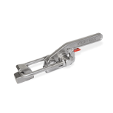 GN 852.3 - Stainless Steel-Latch type toggle clamps, Type T6S, for welding, with U-bolt latch, with catch