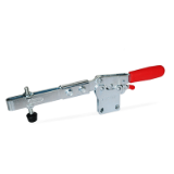 GN 820.4 - Toggle Clamps, Type VLC, Clamping arm extended, with slotted hole, two flanged washers and clamping screw GN 708.1