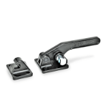 GN 852 - Latch type toggle clamps, Type T, with mounting holes, without U-bolt latch, with catch