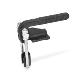 GN 852.1 - Latch clamps, Type T3, with fixing holes, with pulling latch, with latch bracket