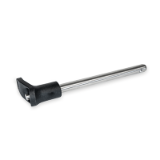 GN 113.11 - Stainless Steel-Ball lock pins with L-Handle, plunger material no. AISI 303