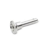 GN 114.6 - Locking Pins, Stainless Steel, with Axial Lock (Pawl)