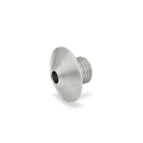 GN 412.5 - Stainless Steel-Positioning bushings with ramping cone, for indexing plungers