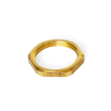 GN 7430 - Mounting nuts for hydraulic components, Brass