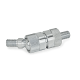 GN 782 - Ball joints, Stainless Steel, Type KS, Ball with male thread, Mounting socket with male thread