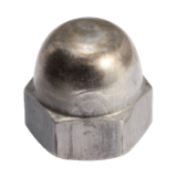 Reference 43010 - Hexagon domed welded cap nut DIN 1587 - Plain