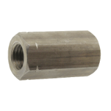Reference 62620 - Hexagon nut with height of 3d DIN 6334 - Stainless steel A2