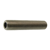 Reference 64207 - Hexagon socket set screw cup point - ISO 4029 DIN 916 - Stainless steel A4