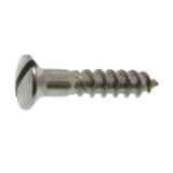 Reference 62301 - Slotted raised countersunk head wood screw - DIN 95 - Stainless steel A2