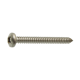 Reference 62405 - Pan head tapping screw form C cross recess pozidrive DIN 7981 - Stainless steel A2