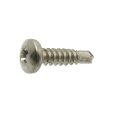 Reference 62430 - Pan head self drilling screw cross recess Pozidrive - DIN 7504 MZ - Stainless steel A2