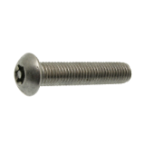 Reference 62805 - Button head security machine screw six lobe recess with pin - Stainless steel A2